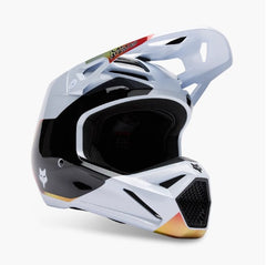 Casco FOX V1 Hello Future Blanco