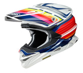CASCO SHOEI L VFX-EVO PINACLE TEAL/ORG/YELLOW