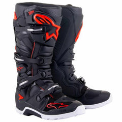 BOTA TECH 7 ENDURO NEGRO/ROJO FLUO
