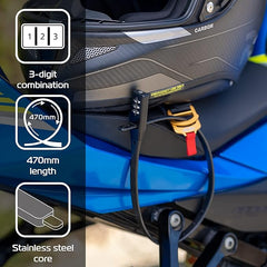 CANDADO PARA CASCO AZUL