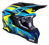 CASCO JUST1 J39 REVO AZUL/AMARILLO