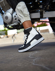 TENIS BOTA RICKY ATACAMA NEGRO BLANCO