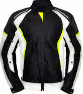 CHAMARRA HEBOTECH MESH NEGRO BLANCO