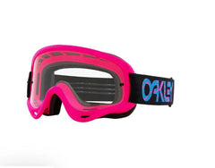 GOGGLE O FRAME MX SPLATTER W/CLEAR PINK
