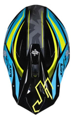 CASCO JUST1 J39 REVO AZUL/AMARILLO