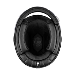 CASCO T1 NEWPORT RETRO NEGRO PLATA