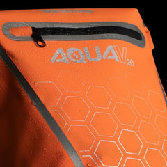 MOCHILA IMPERMEABLE 20L AQUA OXFORD NARANJA