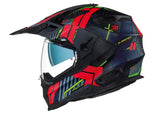 CASCO NEXX X.WED 2 COUNTRY NEGRO ROJO MATE