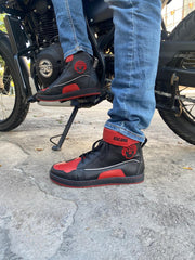 TENIS BOTA MCGRATH ATACAMA NEGRO ROJO