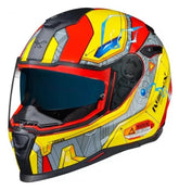CASCO NEXX SX.100 GIGABOT ROJO AMARILLO