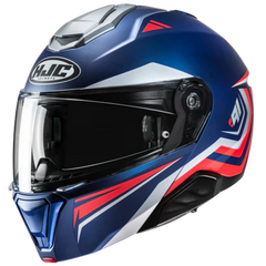 CASCO I91 TRICUS MC21SF AZUL/RJO HJC
