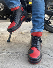 TENIS BOTA MCGRATH ATACAMA NEGRO ROJO