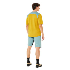 JERSEY FREE RIDE SS AZUL/MOSTAZA