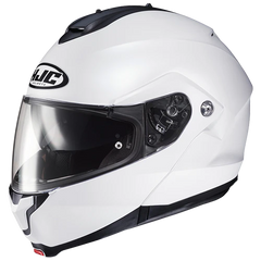 Casco C91N SOLIDO BCO PERLA HJC