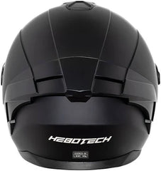 CASCO HEBO NEGRO MATTE