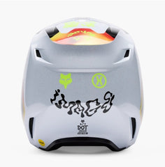 Casco FOX V1 Hello Future Blanco