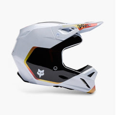 Casco FOX V1 Hello Future Blanco