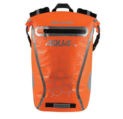 MOCHILA IMPERMEABLE 20L AQUA OXFORD NARANJA