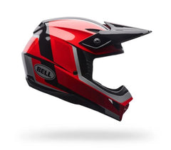 CASCO BELL MX-10 MIPS SPIRAL NGO/ROJO