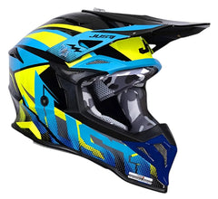 CASCO JUST1 J39 REVO AZUL/AMARILLO