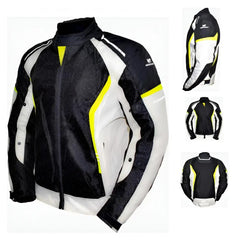 CHAMARRA HEBOTECH MESH NEGRO BLANCO