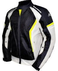 CHAMARRA HEBOTECH MESH NEGRO BLANCO