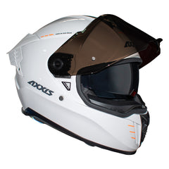 CASCO AXXIS HAWK BLANCO BRILLANTE