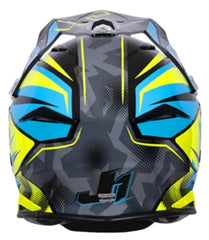 CASCO JUST1 J39 REVO AZUL/AMARILLO