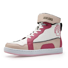 TENIS BOTA STEFF ATACAMA ROSA BLANCO