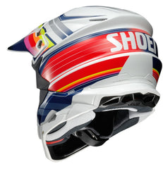 CASCO SHOEI L VFX-EVO PINACLE TEAL/ORG/YELLOW