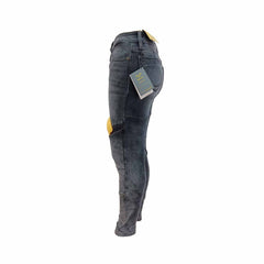 PANTALON BIKER DAMA REGULAR NEGRO