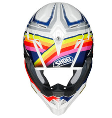 CASCO SHOEI L VFX-EVO PINACLE TEAL/ORG/YELLOW