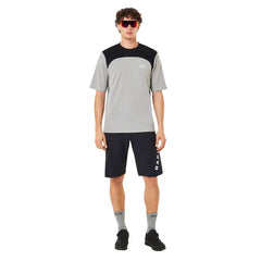 JERSEY FREE RIDE SS GRIS/NEGRO