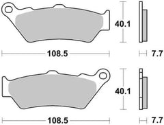 PASTILLA TRASERA BMW 1200GS/RT 1250GS 674LS