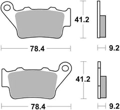 PASTILLA TRASERA BMW/DUCATI/KTM/YAMAHA 675LS